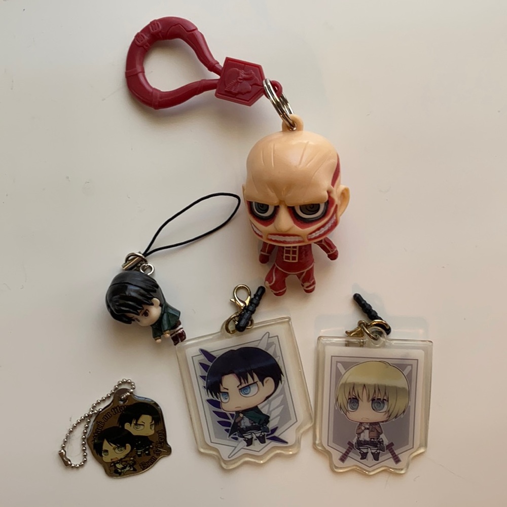 Attack on Titan Keychain Lot